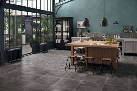 Rustikální dlažba Provenza Dust Black 60x60 Nat. Rett.