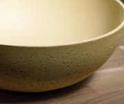 Sapho Formigo Betonové Umyvadlo Na Desku, ø 39cm, žlutá Mat