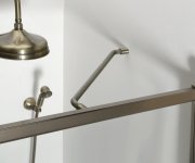 Gelco Antique Sprchové Dveře Otočné, 800mm, Levé, čiré Sklo, Bronz, Světlý Odstín