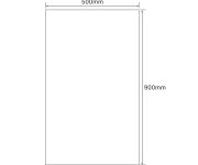 Aqualine Seca Zrcadlo S Broušenou Hranou 50x90cm, Cu Free