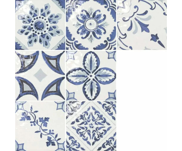 Retro dlažba Bestile Pamesa Decoro Forio 22,5x22,5 MIX (skladem)