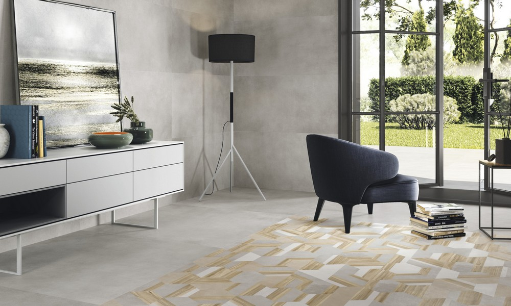 Realizace WORK 60x120 CENERE AMB 8