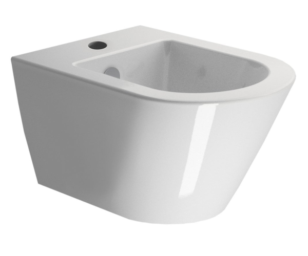 Gsi Kube X Bidet Závěsný 36x50cm, Bílá Extraglaze