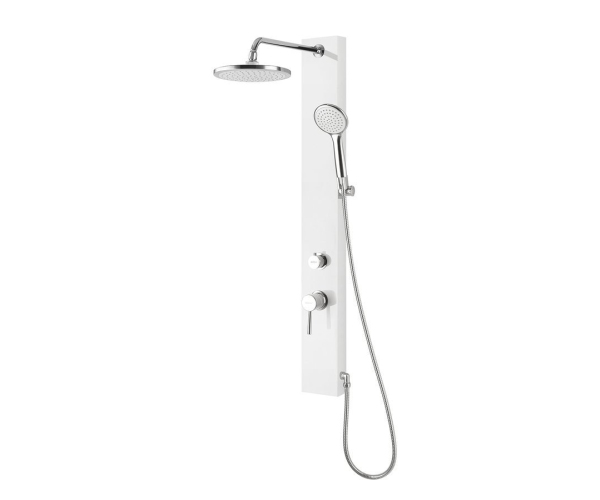 Aqualine Figa Sprchový Panel 125x1050mm, Bílá
