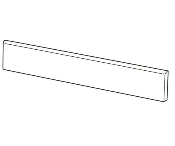 Sokl Codicer Basic Black 8x25 rodapie, battiscopa(sokl) - černá