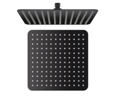 Sapho Slim Hlavová Sprcha, 300x300mm, černá Mat