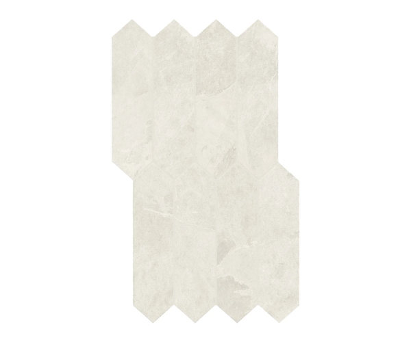 Mozaika jako kámen Caesar SLAB2 Ice Mesh 32x54 Matt. - bílá