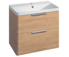 Aqualine Deneb Umyvadlová Skříňka 60,5x55x34,5cm, Dub Emporio