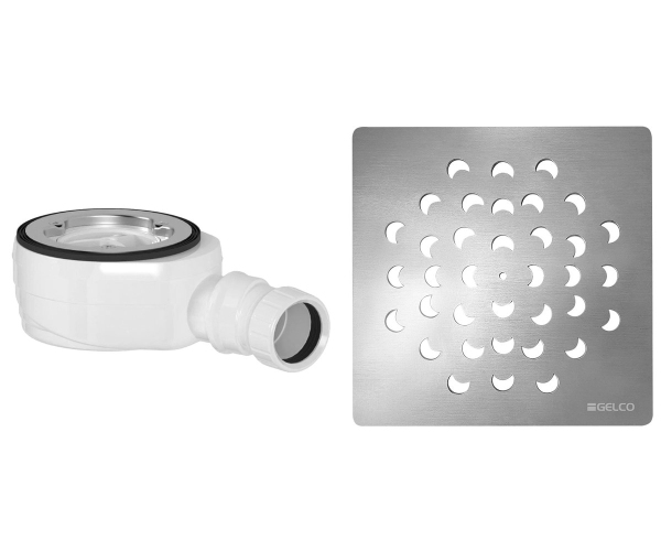 Gelco Vaničkový Sifon, Průměr Otvoru 90 Mm, Dn40, Krytka Chrom