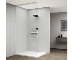 Polysan Esca Sada Profilů Pro Uchycení Skla, Stěna - Strop, 2600x1600mm, Bílá Mat