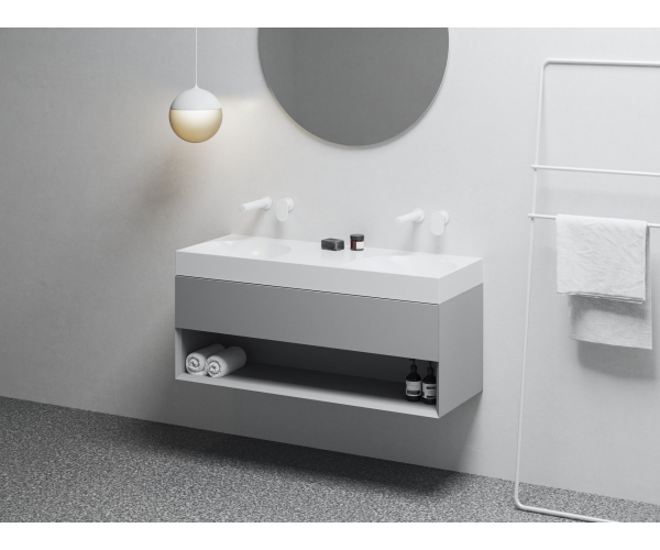 SD Lite 120 skříňka pod umyvadlo - SD Lite 120 skříňka pod umyvadlo Smoke Grey