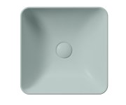 Gsi Sand/nubes Keramické Umyvadlo Na Desku 38x38cm, Ghiaccio Mat