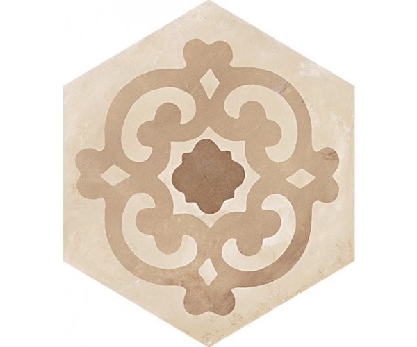Retro dlažba Marca Corona Terra Fiore vers. C 25x21,6 cm 