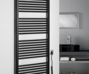 Aqualine Direct-e Elektrické Otopné Těleso Rovné 600x1680 Mm, 800 W, černá