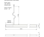 Sapho Lorea Led Pásek 101cm, 1w, 6000k
