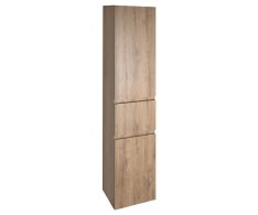 Aqualine Altair Vysoká Skříňka S Košem 40x184x31cm, Levá, Dub Emporio
