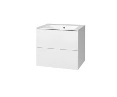 Mereo Aira, Koupelnová Skříňka S Keramickým Umyvadlem 61 Cm, Bílá