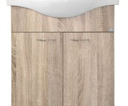 Aqualine Keramia Fresh Umyvadlová Skříňka 60,6x74x34cm, Dub Platin