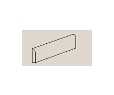 Marca Corona Terra Battiscopa avorio 4,6x20 cm 