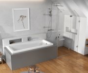 Sprchový sloup 10° Free - TD F 091.00CR Sprchový sloup s termostatickou baterií, posuvný, se sprchovým setem, chrom X070141