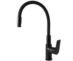 Dřezová baterie s flexibilním ramínkem COLORADO Černá - matná 1/2" CO119.5/10CMAT