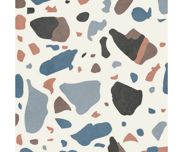 Dlažba jako terrazzo APE Stay Isla Blue Mix 20x20