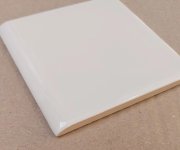 Obklad Deceram Artic Matte (lesk) SB Stream 10x10 - zaoblená hrana - bílá (skladem)