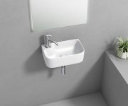 Aqualine Belle Keramické Umývátko 36x22cm, Bílá