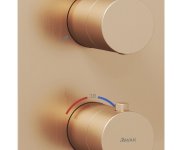 Termostatická podomítková baterie Espirit ES 067.00, s přepínačem, pro R-box - ES 067.60RGB.O3.RB07C Termostatická podomítková baterie 3-cestná bez tělesa, růžové zlato kartáčované X070363