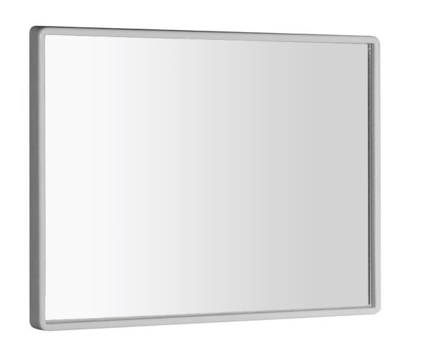 Aqualine Zrcadlo V Plastovém Rámu 40x30cm, Bílá