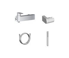 Sprchová nástěnná baterie Chrome II, se sprchovým setem - CR II 032.00CR.+S Sprchová