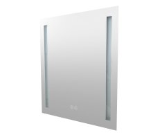 Mereo Zrcadlo Hranaté, 60x70 Cm, Led Osvětlení A Odmlžování