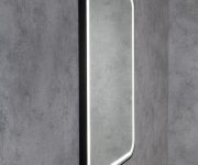 Sapho Cetis Zrcadlo S Led Osvětlením 60x80cm, černá Mat