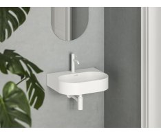 Umyvadlo Ceramic Slim Wall O, nástěnné - Umyvadlo Ceramic Slim Wall O 55 N, s otvorem p