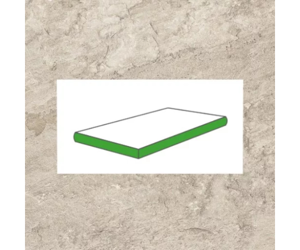 2cm dlažba jako kámen Castelvetro Quartz Stones Silver Gradone Torato Ang. SX 30x60 - šedá