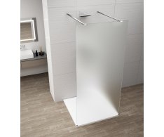 Polysan Esca Chrome Jednodílná Sprchová Zástěna Do Prostoru, Matné Sklo, 1000 Mm