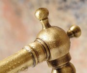 Sapho Antea Stojánková Dřezová Baterie S Retro Hubicí, Bronz