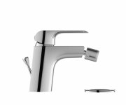Bidetová stojánková baterie Flat - FL 055.00CR Bidetová stojánková baterie 121 mm s výpustí, chrom X070122