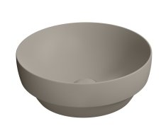 Gsi Pura Keramické Umyvadlo Na Desku, Průměr 40cm, Tortora Mat
