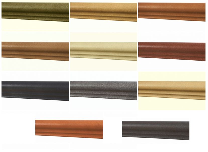 Realizace Exagres - schodové lišty 5x36cm, různé barvy - doprodej skladových zásob