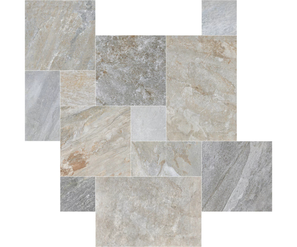 Dlažba jako kámen Codicer Manstone Natural Modular 44x66 - mix formátů - béžová
