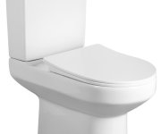 Aqualine Vermet Wc Kombi Mísa, 62,5x37 Cm, Spodní/zadní Odpad, Bílá