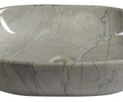 Sapho Dalma Keramické Umyvadlo Na Desku, 59x42cm, Grigio