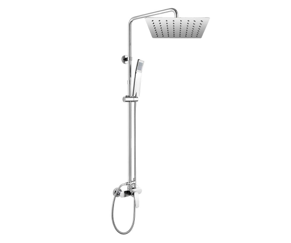 Mereo Eve Sprchová Baterie S Talířovou Hranatou Slim Sprchou 300x300 Mm, Nerez