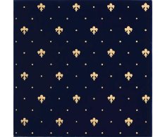Petracers Grand Elegance Gold Giglio oro su blu 20x20