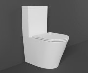 Bruckner Fein Wc Kombi, Rimless, Spodní/zadní Odpad, Bílá