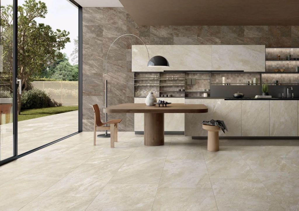 Realizace Moderní kuchyně ze série Caesar Quartz Essence 