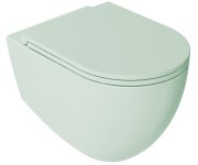 Isvea Infinity Wc Sedátko, Slim, Soft Close, Easy Take, Zelená Mint