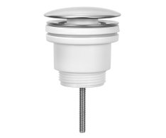 Aqualine Umyvadlová Výpust 5/4“, Click-clack, Velká Zátka, 5-46mm, Abs/chrom