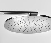 Polysan Spirit Round Termostatický Sprchový Panel 250x1550mm, černá